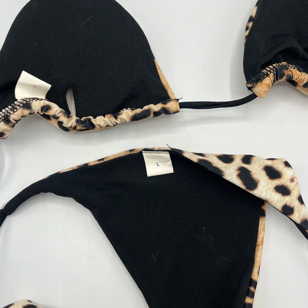 Leopard Print Bikini Set - Picture 3 of 5
